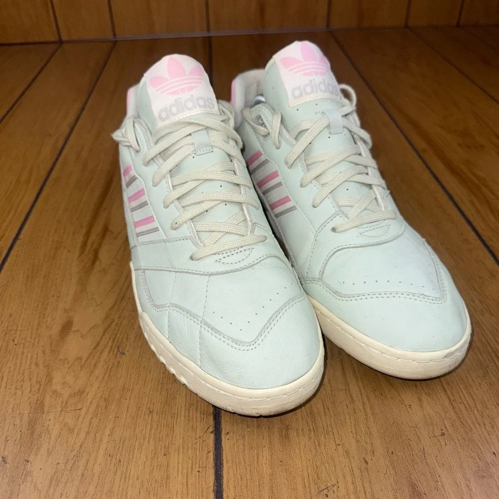 Adidas‎ AR Trainer Ice Green Pink Stripe Sneakers Athletic Shoes Mens 11.5